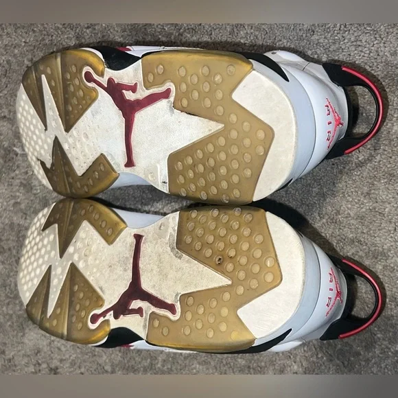 2014 Jordan 6 Carmine - Size 10.5 - Used, No Box - Picture 7 of 10